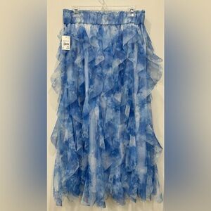 Cato Blue Maxi Skirt